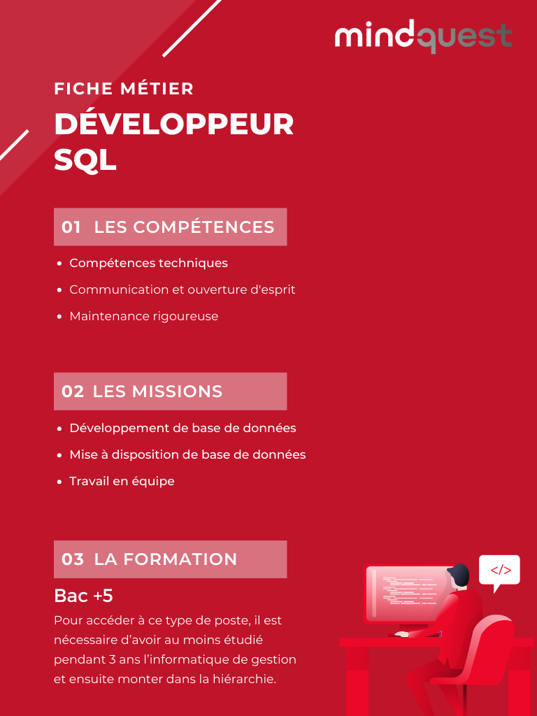 Développeur SQL : Fiche métier